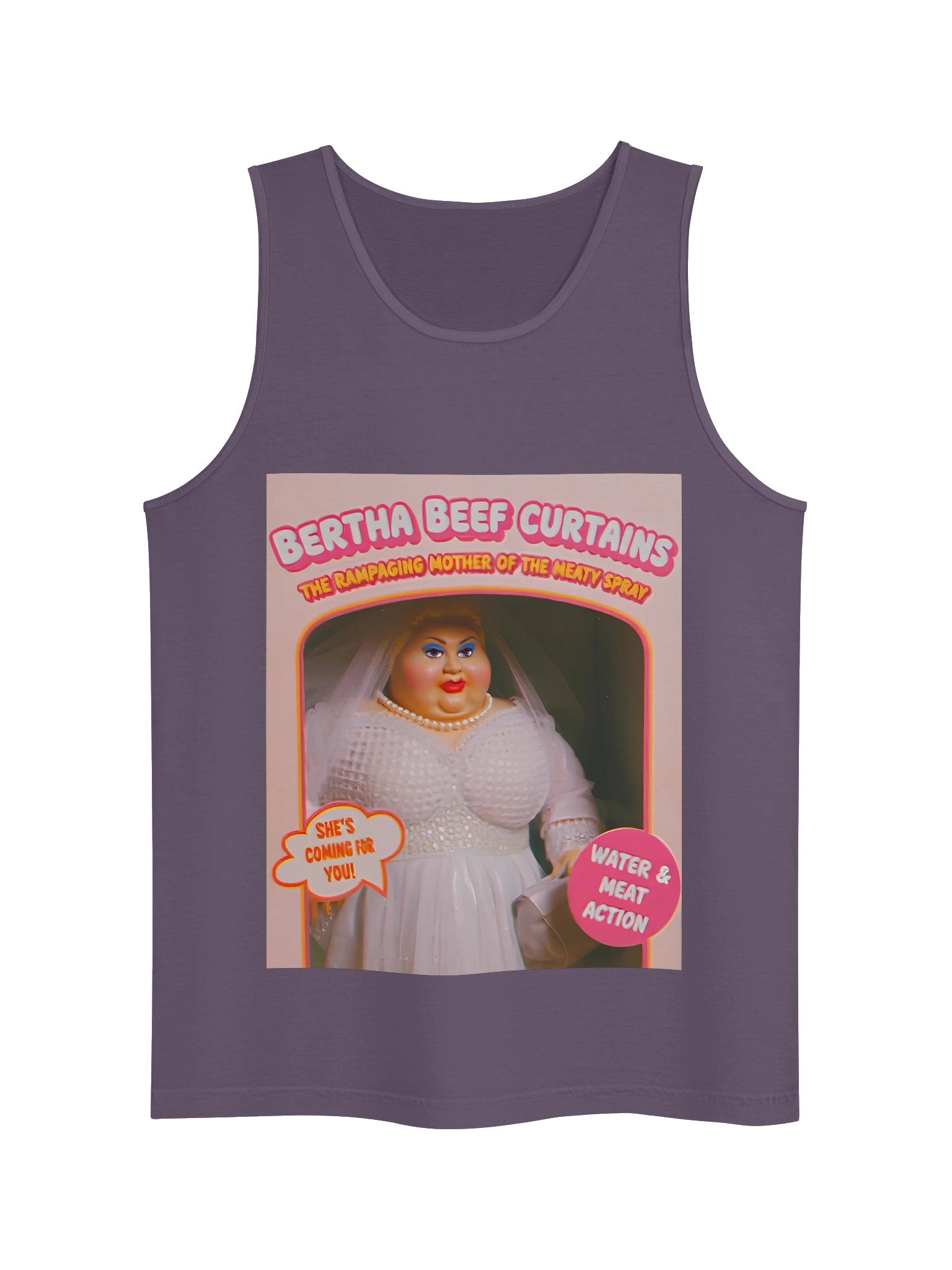 666 Toys | Bertha Beef Curtains | Comfort Colors Unisex Garment-Dyed Tank Top product image (1)