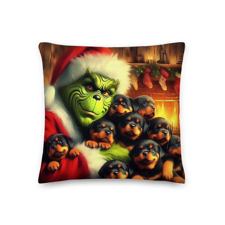 The Grinch Who Stole Rottweilers Premium Pillow product image (3)