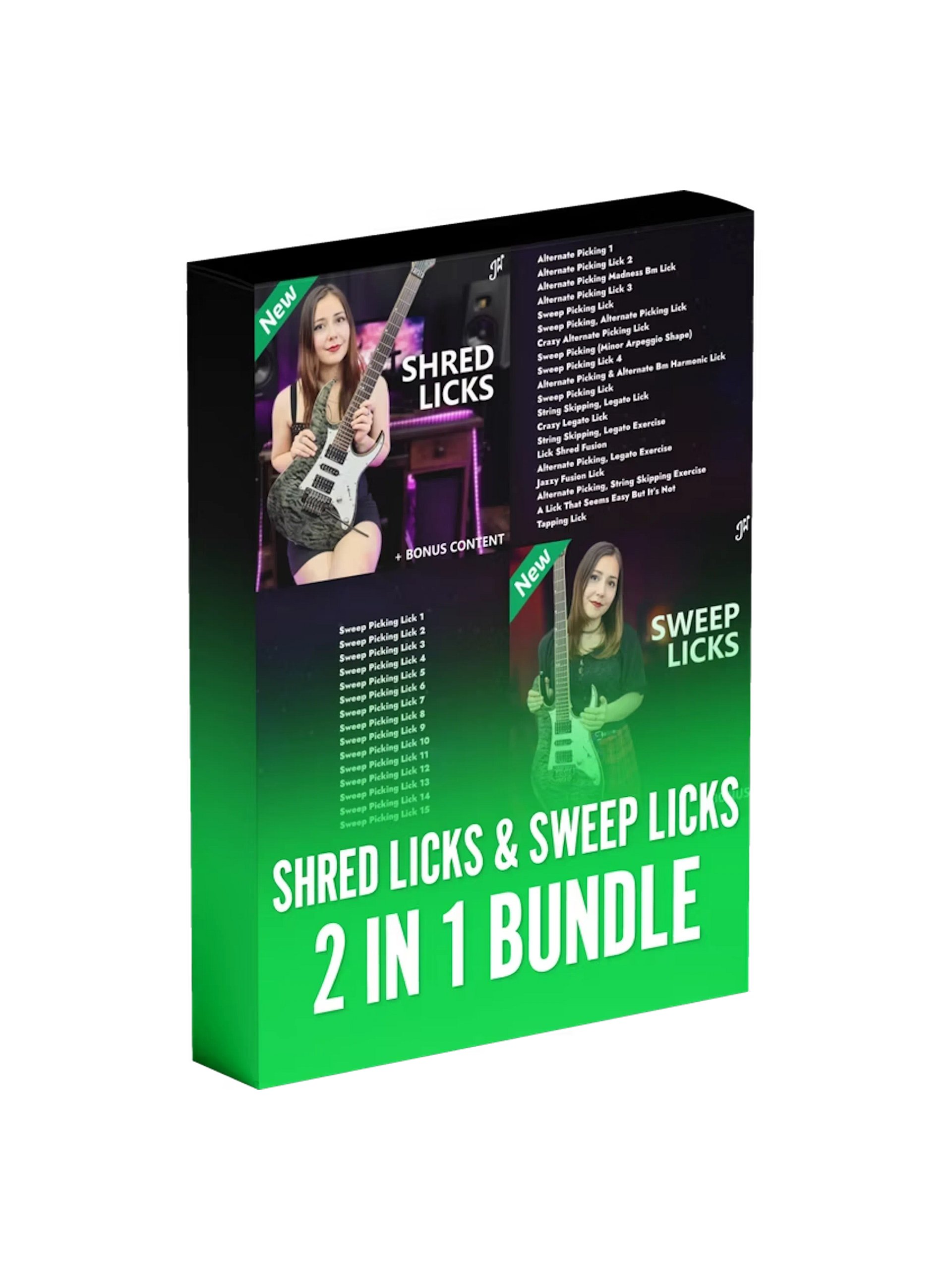 2 in 1 Shred Licks, Sweep Picking Licks product image (1)
