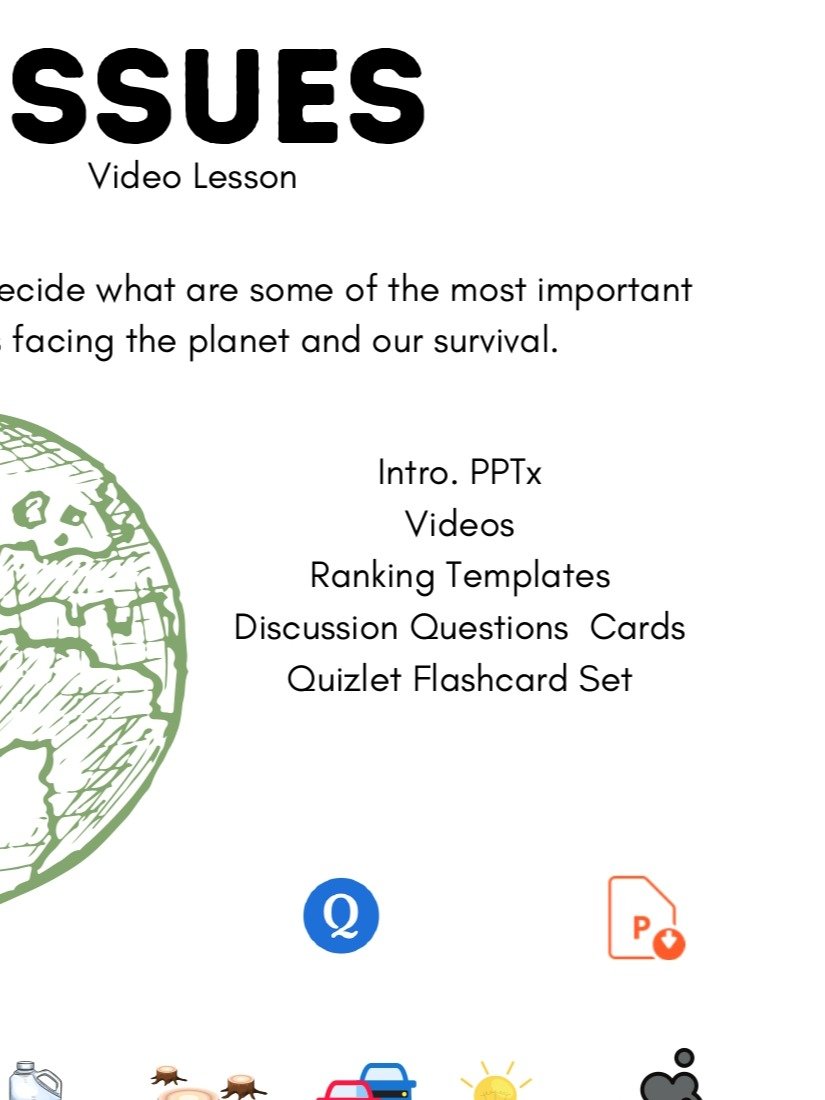 Global Issues. Discussion + PPTx product image (1)