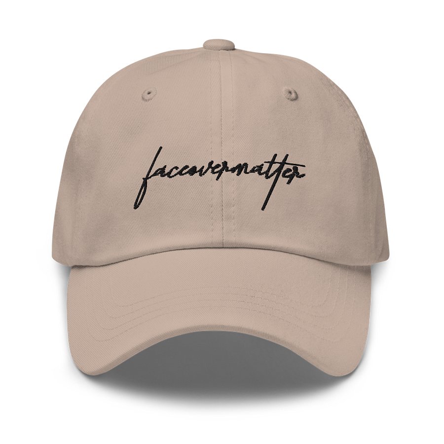 Faceovermatter Dad Hat (Stone) product image (2)