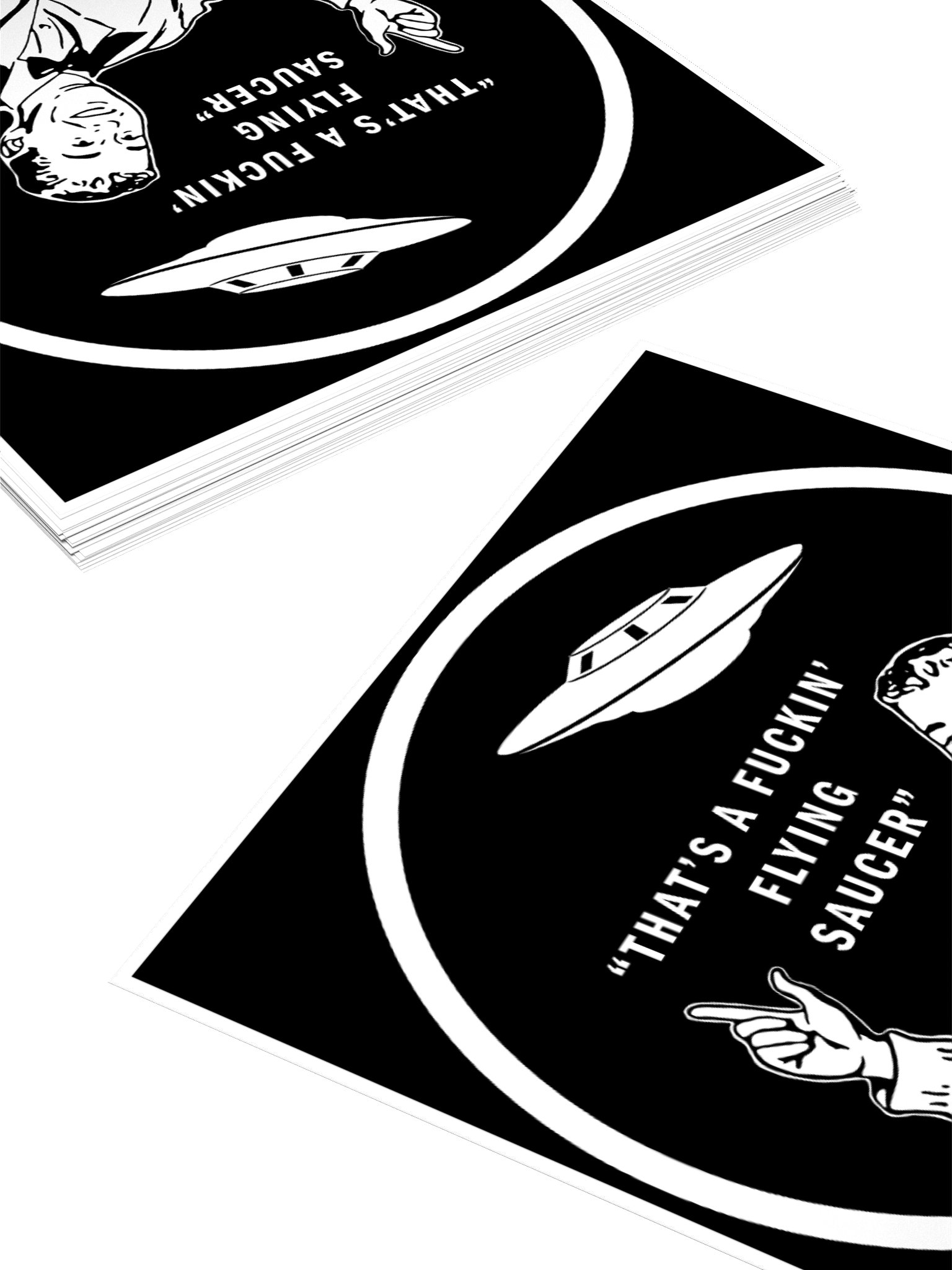 FLYING SAUCER STICKER product image (4)