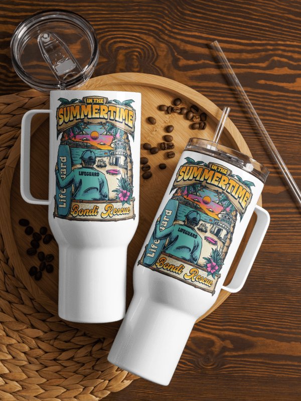 "In The Summertime" Travel Mug (40oz/1L) product image (2)