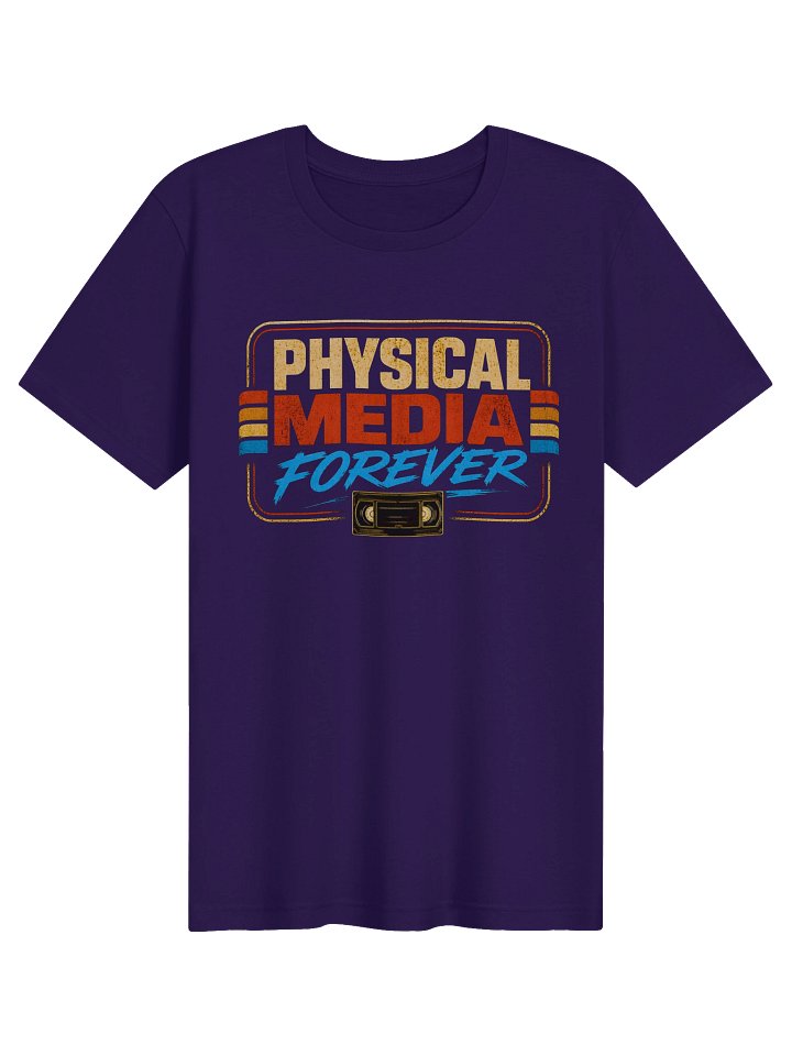 Physical Media Forever – Vintage Logo Tee product image (41)