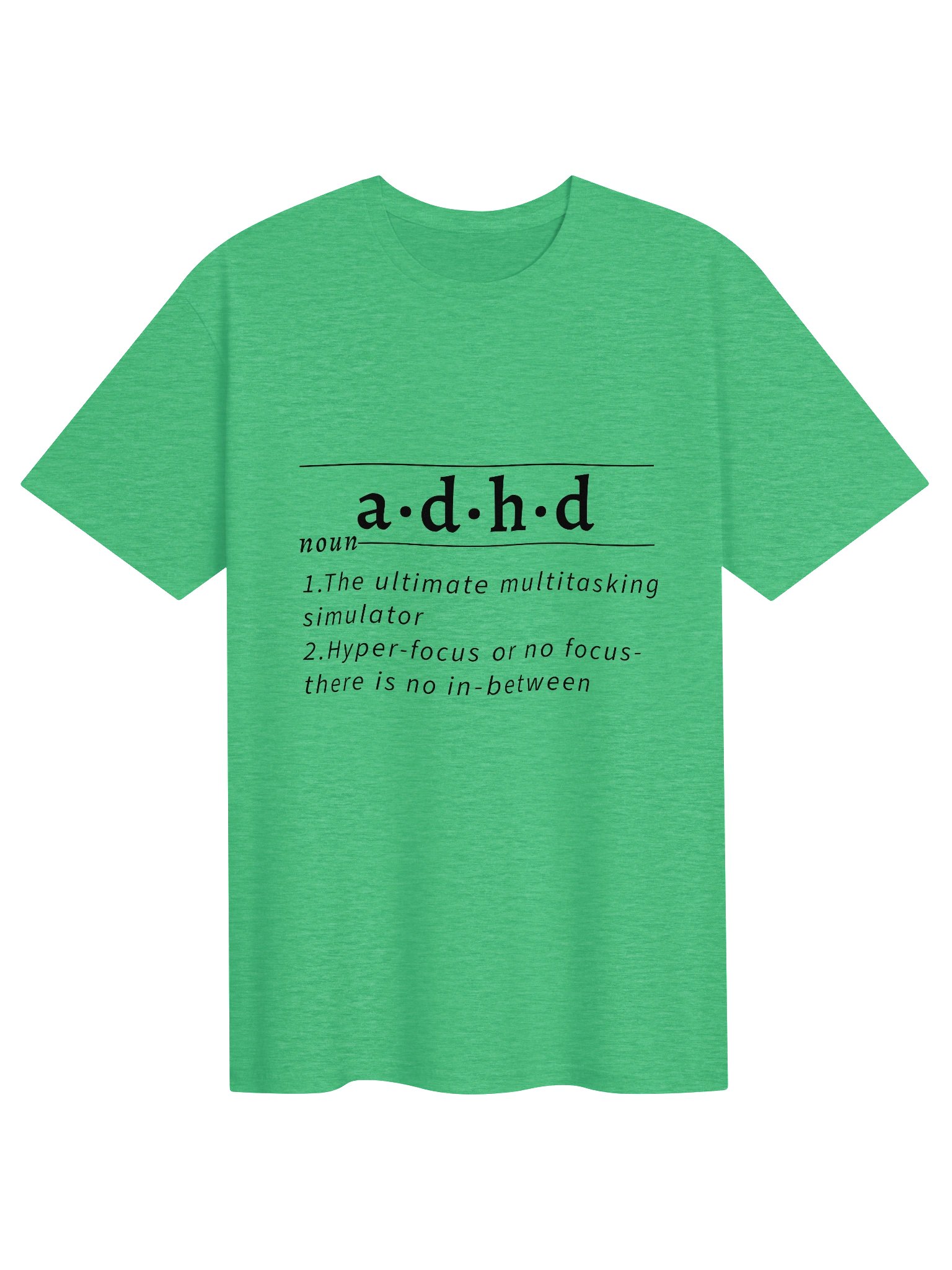 ADHD Definition Unisex Tee blk v1 product image (5)