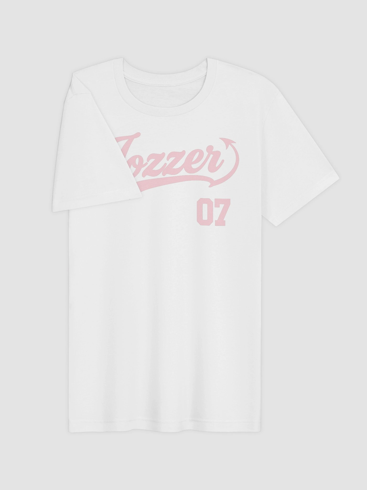 Jozzer Baseball Logo - Soft Tee [Pink] product image (3)