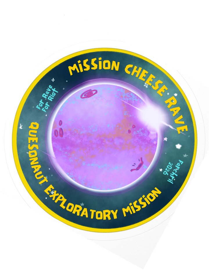 MISSION CHEESE RAVE STICKER product image (4)