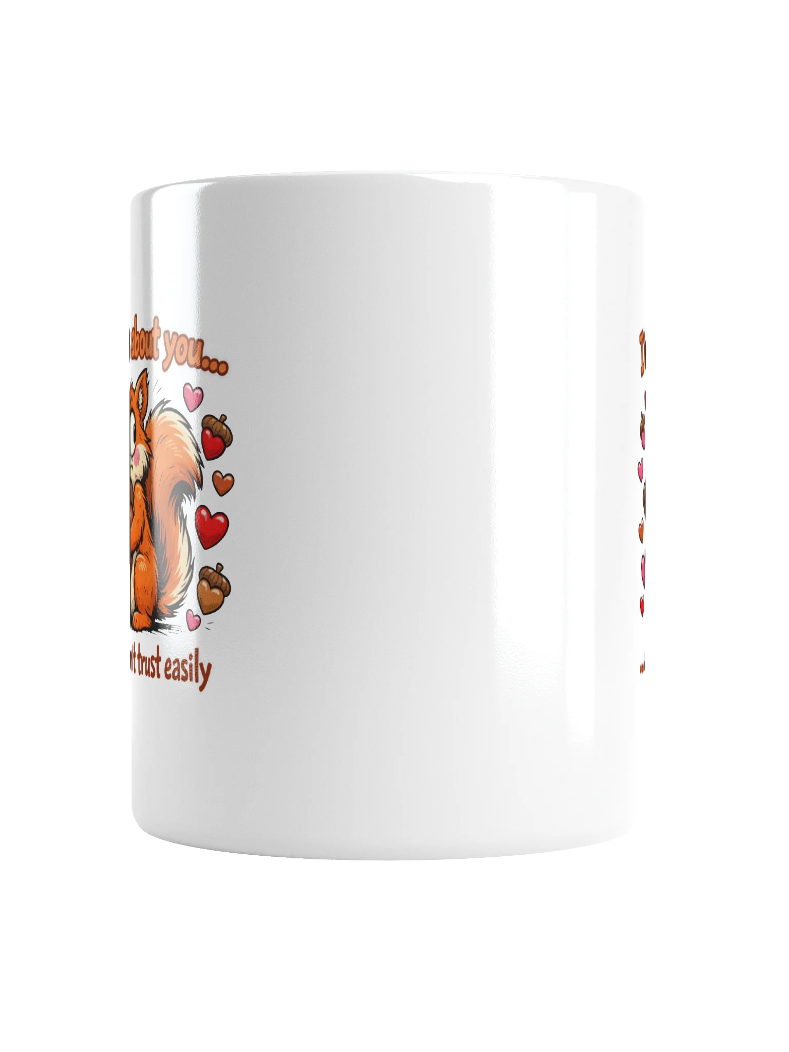 "I'm Nuts About You" Paranoid Squirrel Valentine's Mug product image (6)