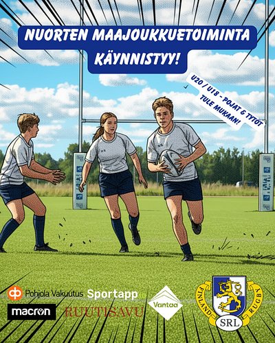 Oletko U18 tai U20 -ikäinen pelaaja? Tule mukaan rakentamaan kanssamme nuorten maajoukkuetulevaisuutta! 🏉🇫🇮

Suomen Rugbyliit...