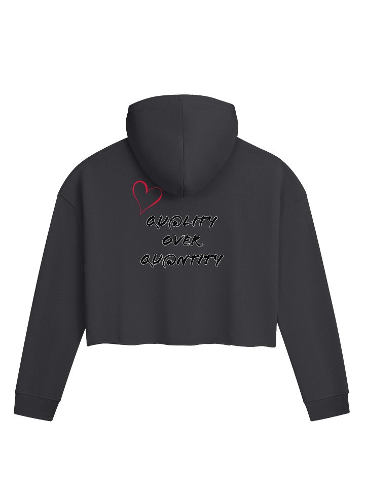Blackout Chic QH Cropped Hoodie product image (8)