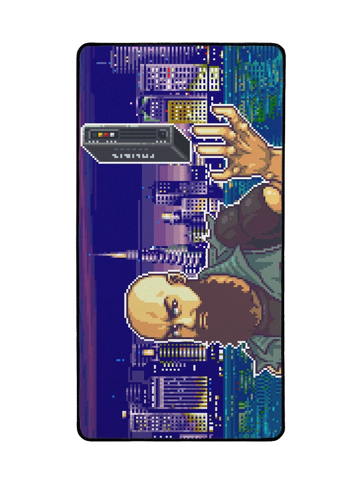 Pixel Desk Mat 15.5" x 31.5" product image (2)