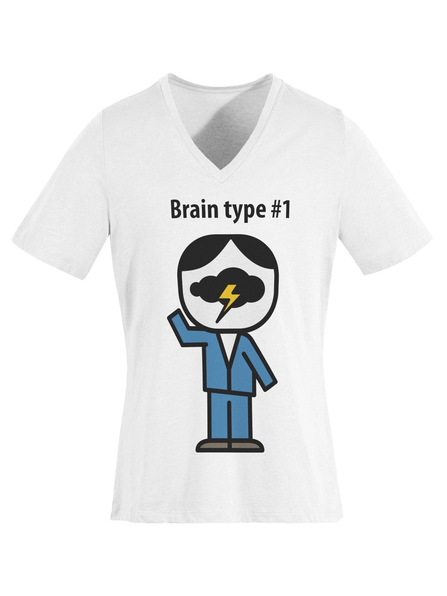 Women's t-shirt for brain type #1 product image (6)