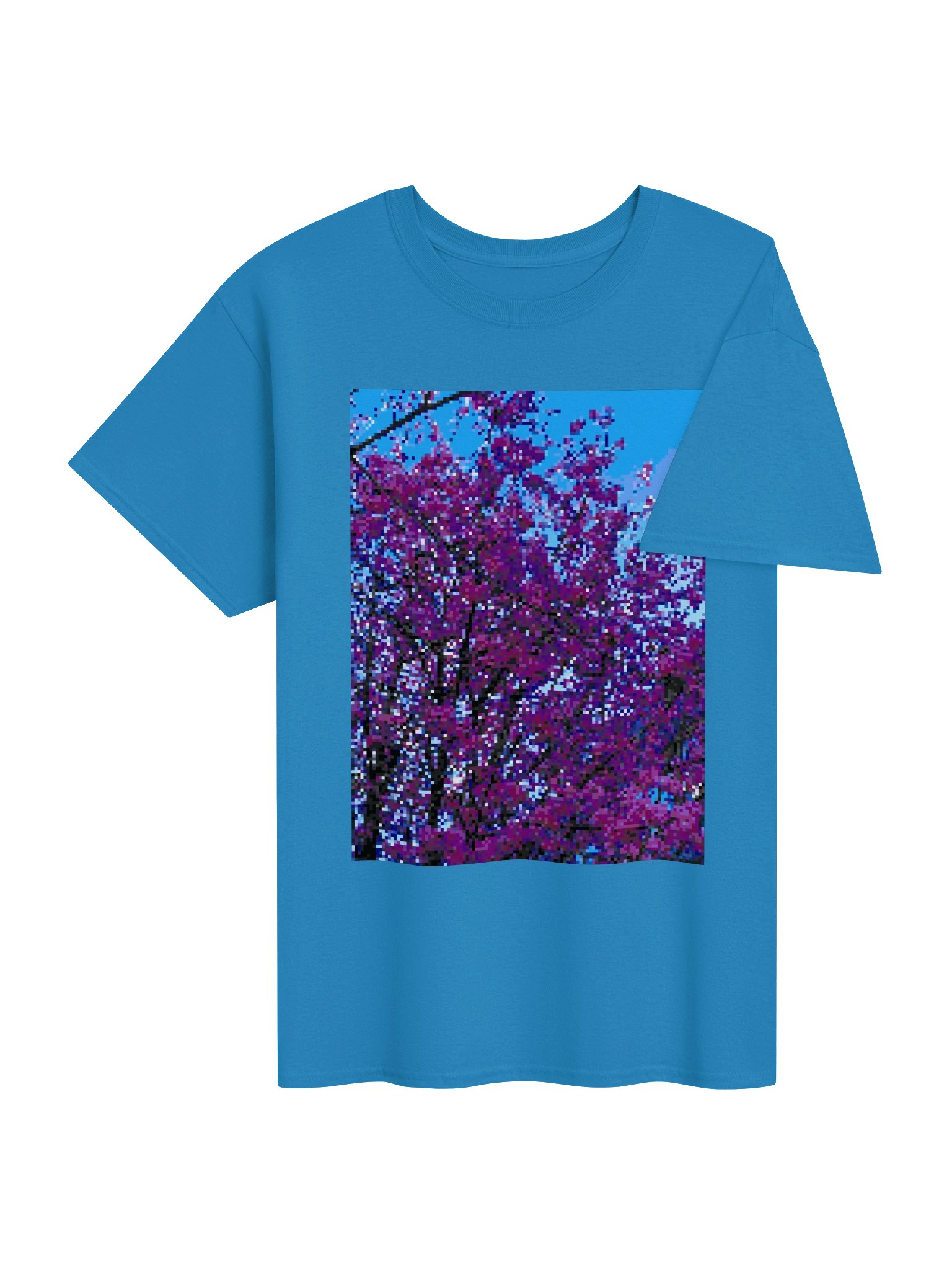pixel cherry blossom graphic tee product image (4)