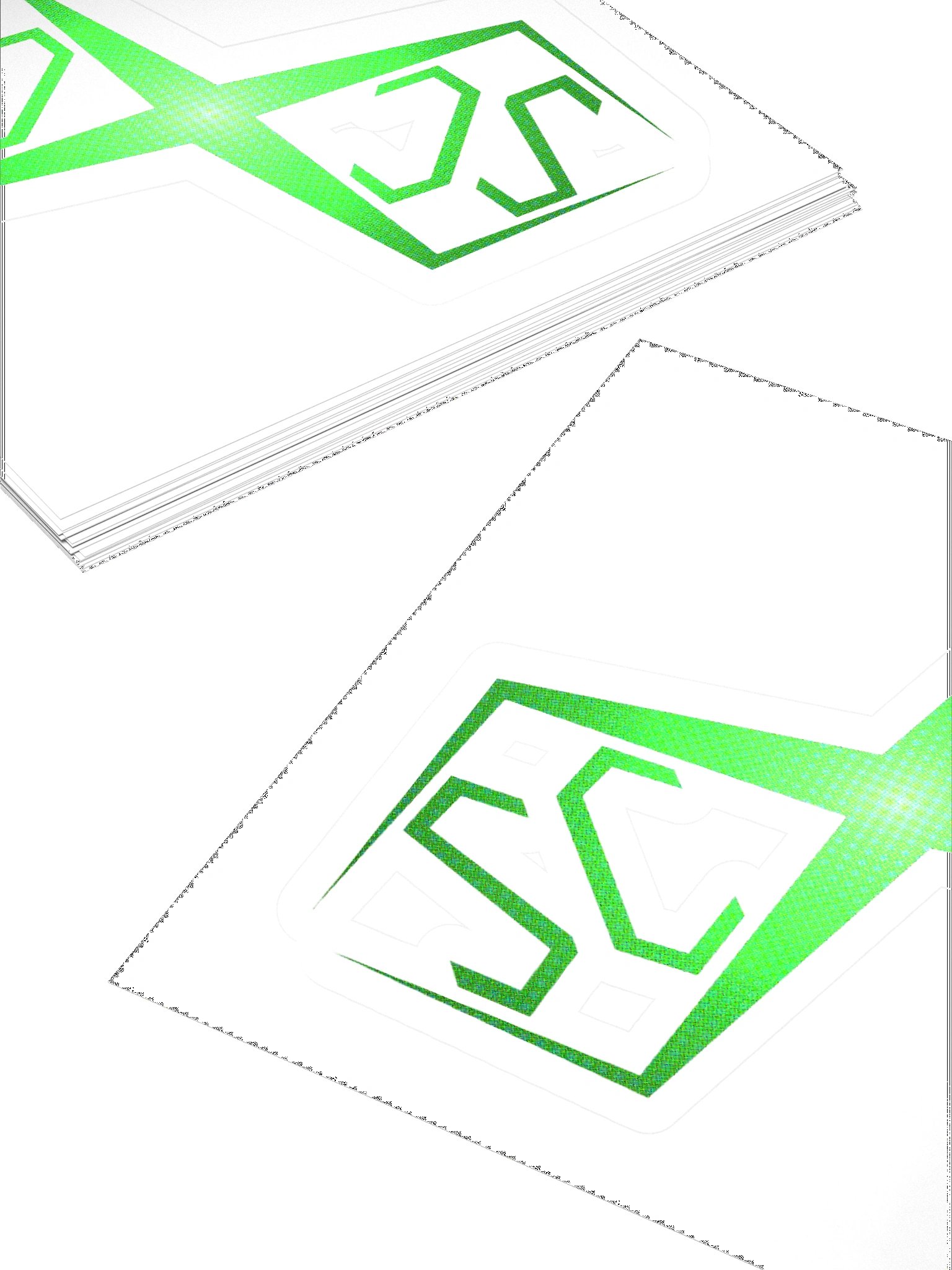 Green X Sticker product image (4)