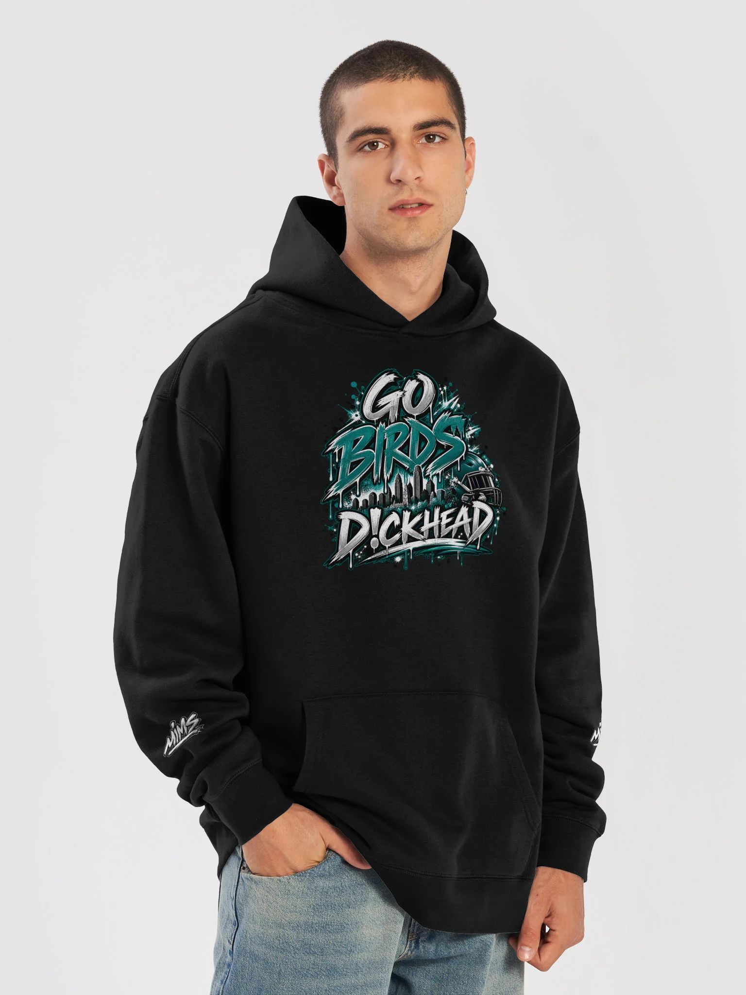 Go Birds City Skyline Football Hoodie product image (21)