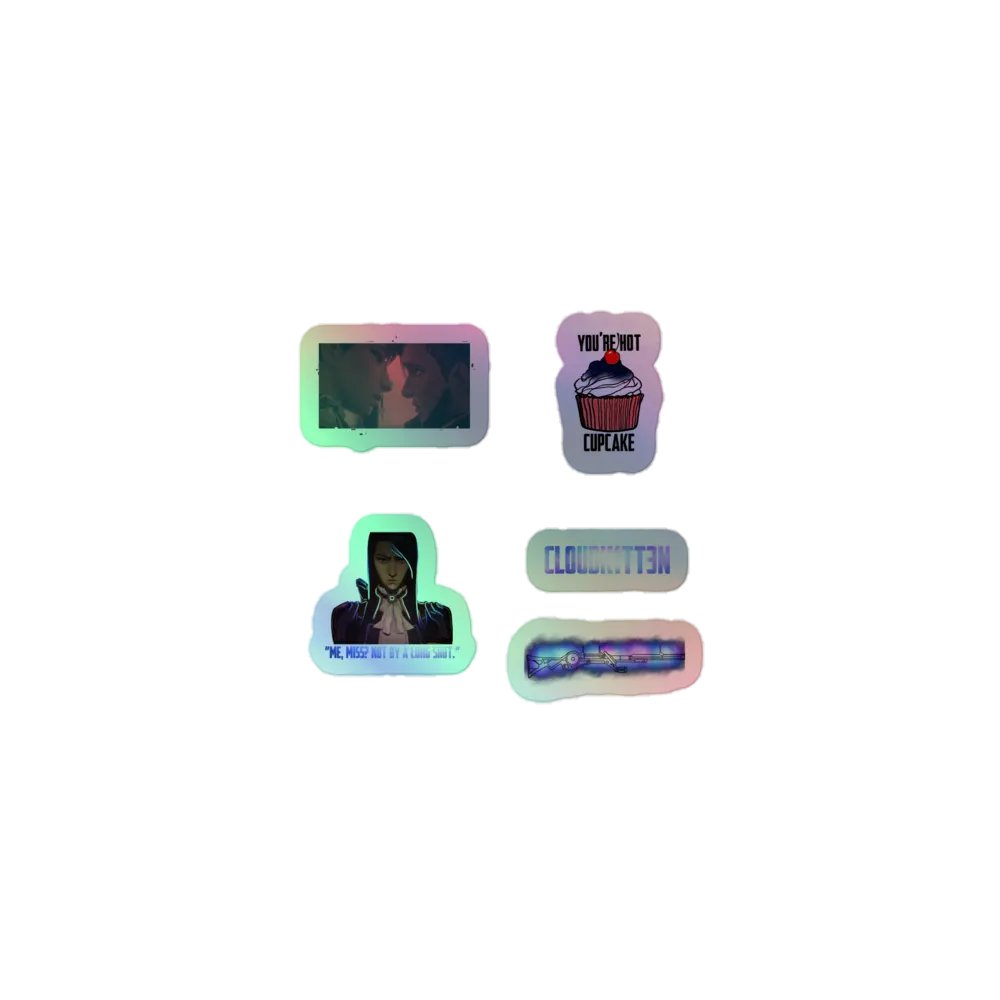 CaitVi Holo Sticker Sheet product image (1)