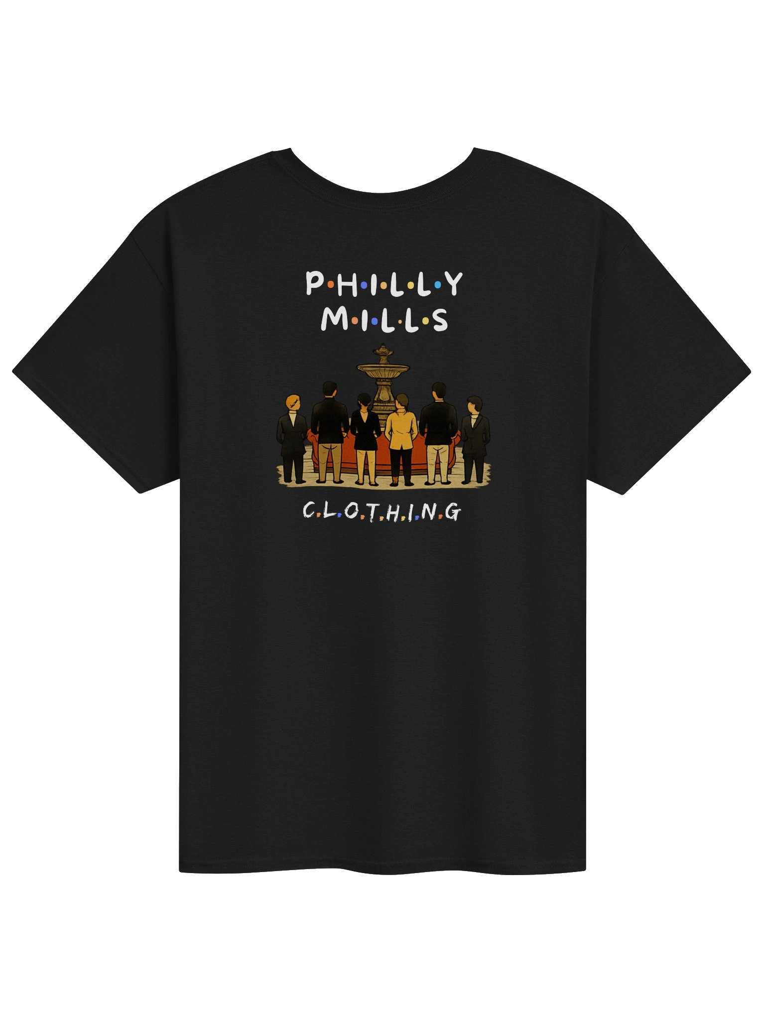 Philly Mills Clothing - F.R.I.E.N.D.S Tee (Dark Edition) product image (2)