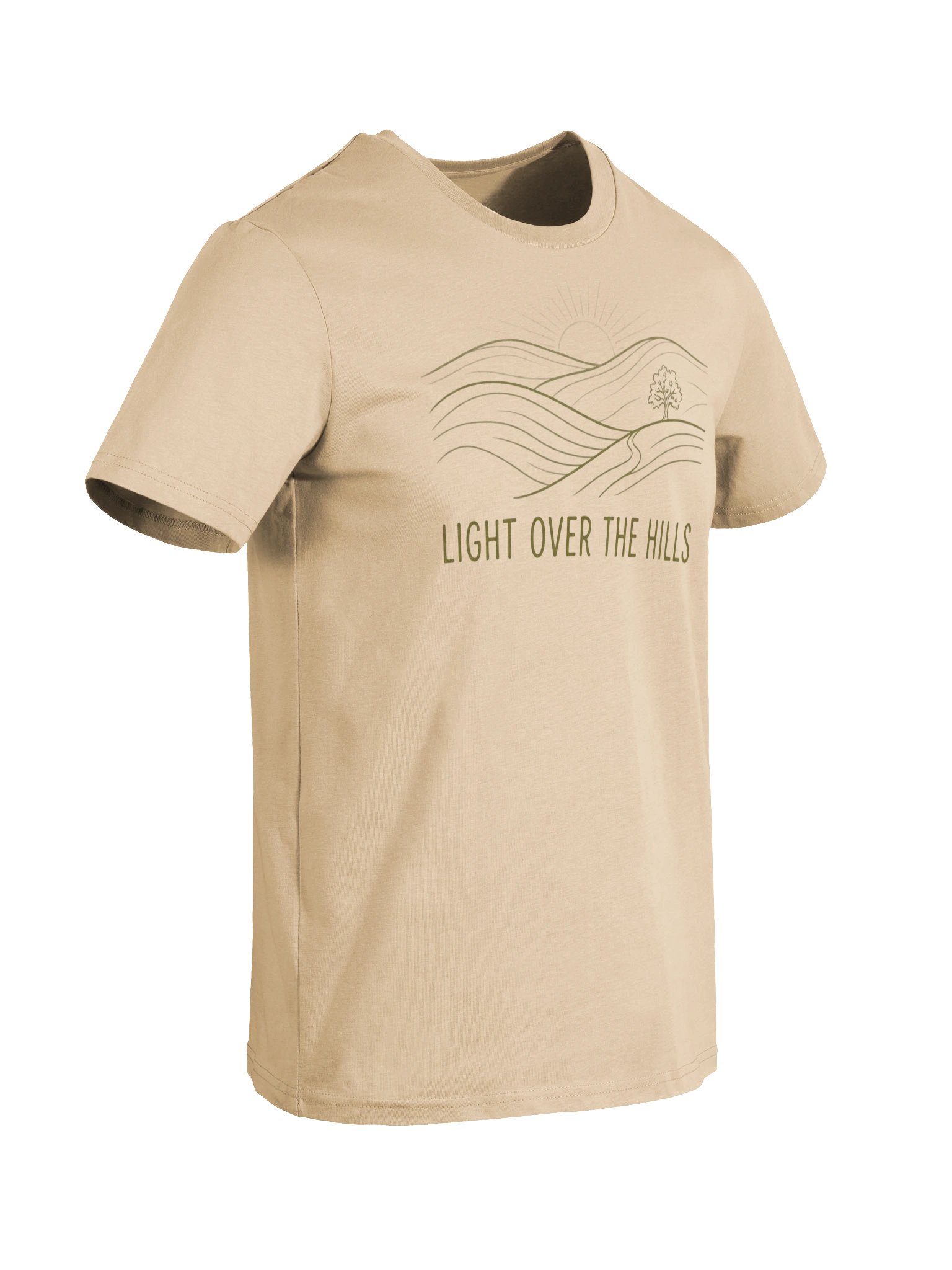Light Over the Hills – Faith and Hope Organic Cotton T-Shirt product image (5)