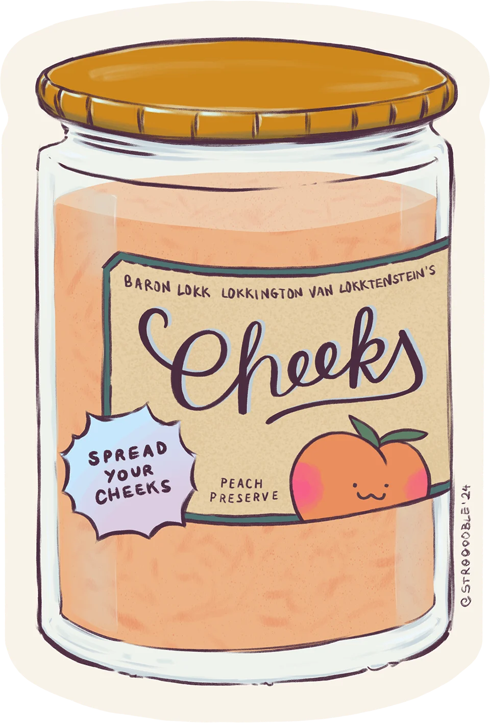 sticker : cheeks product image (1)