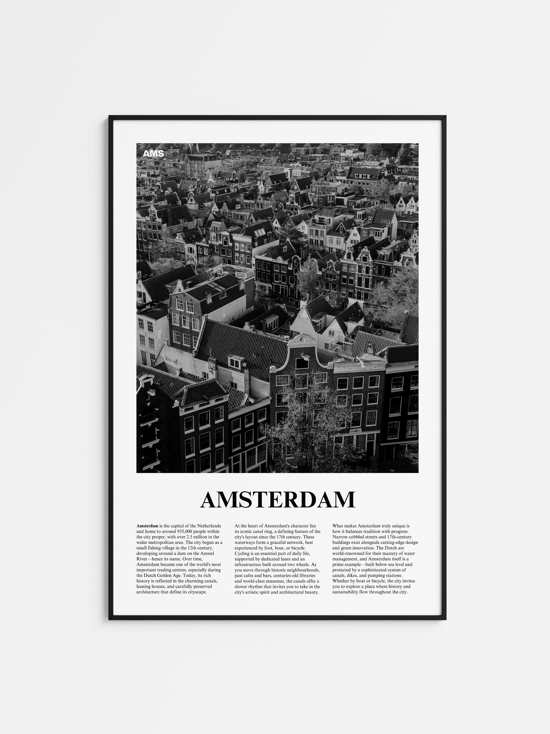 Amsterdam 02 Newspaper Poster product image (1)