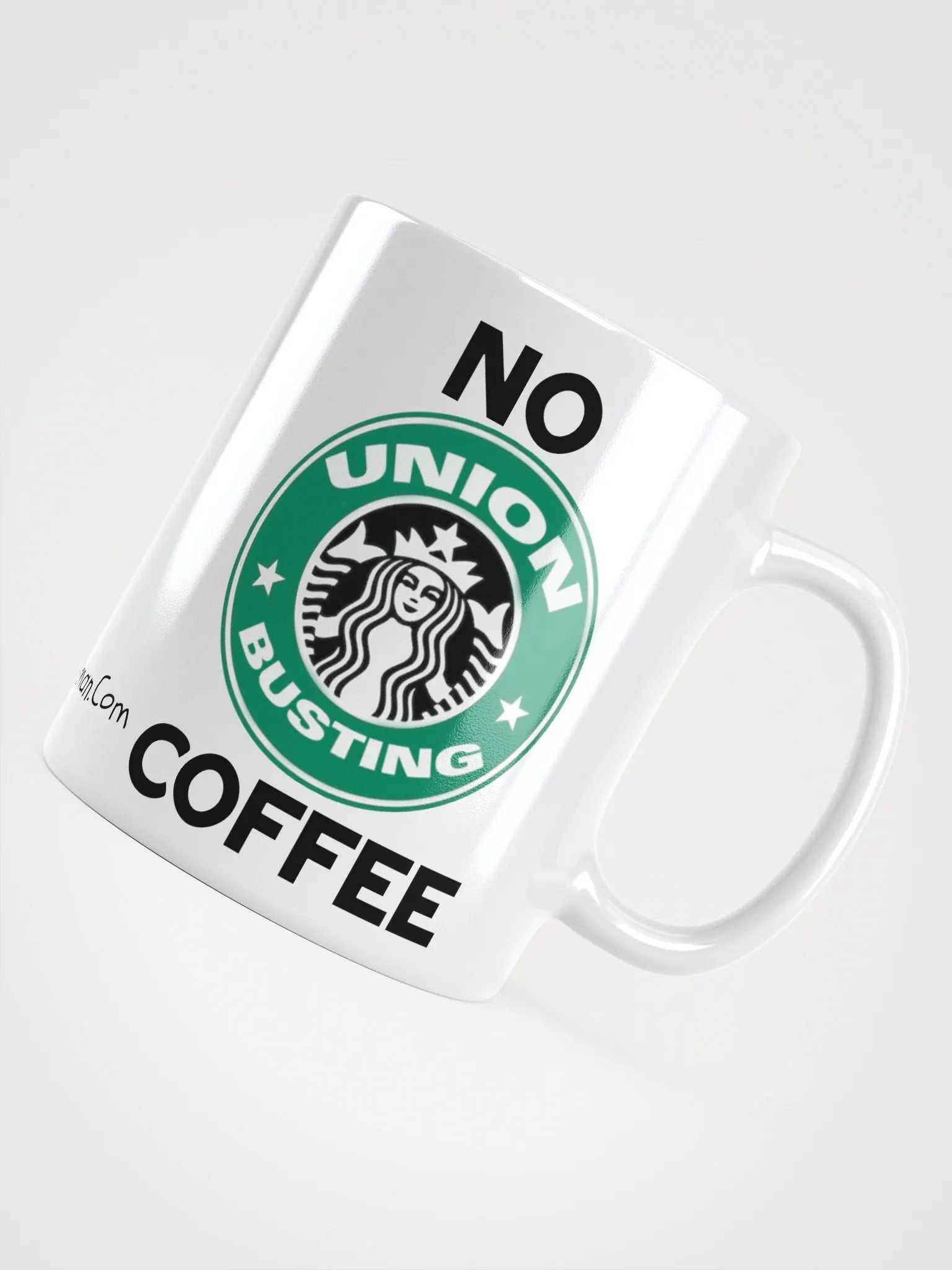 No Union Busting Coffee Ceramic Mug product image (4)