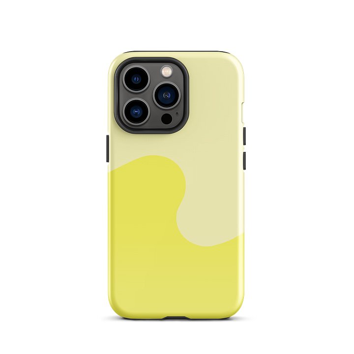 Lemon Martini Minimal Wave iPhone Case product image (1)