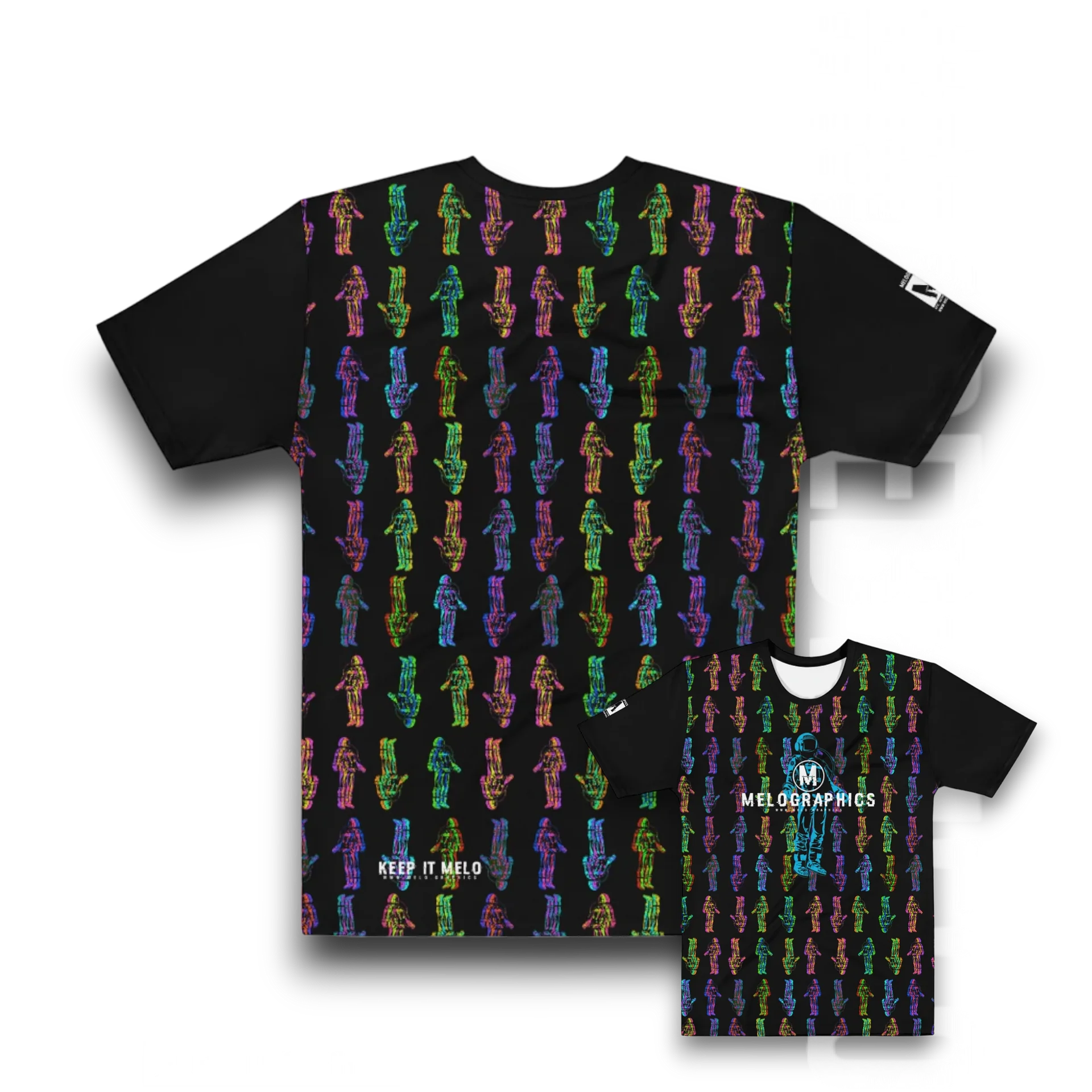RGB on Repeat - Ultimate T-Shirt | #MadeByMELO product image (3)