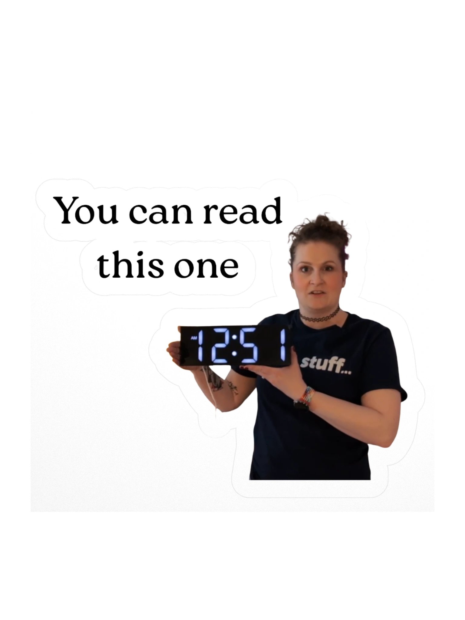 You Can Read This One Sticker product image (3)