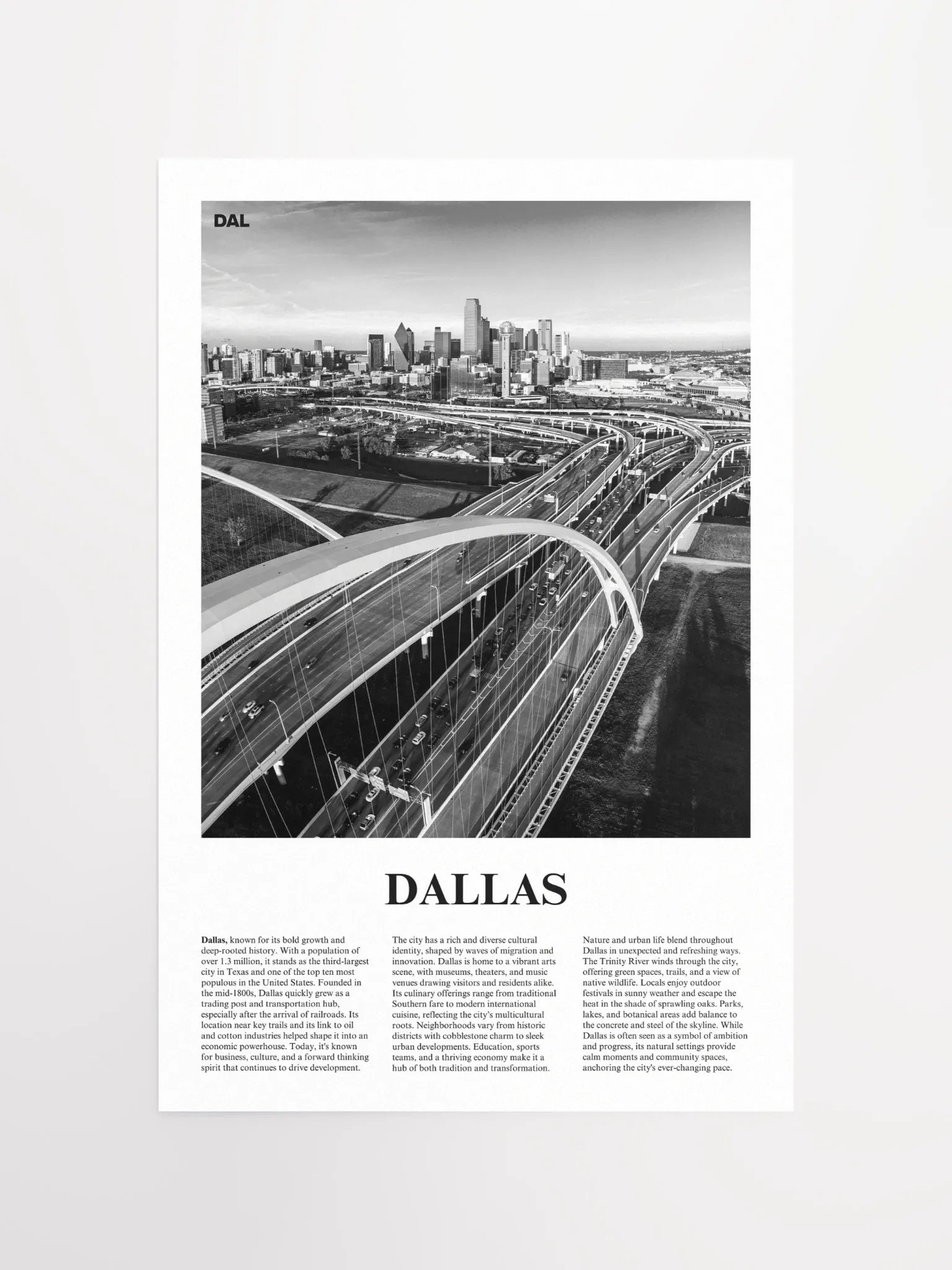 Dallas 03 Newspaper Poster product image (11)