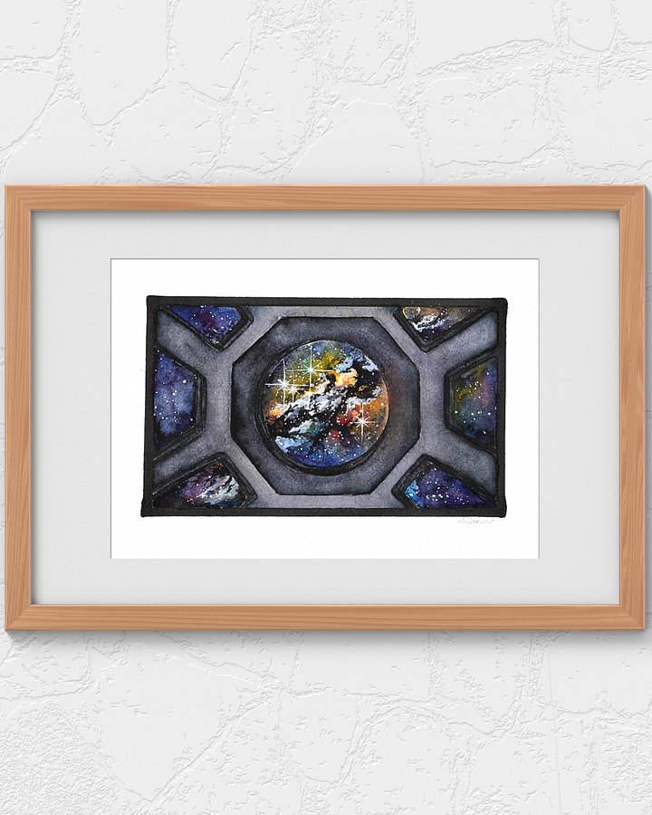 View of Space Giclée Art Print product image (2)