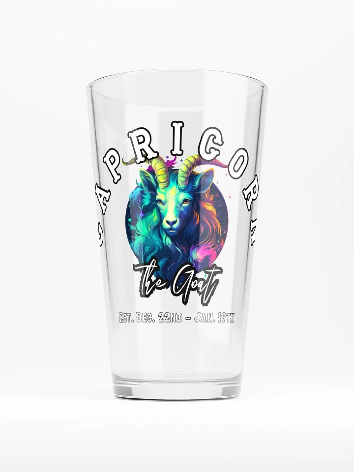 Capricorn - Zodiac Shaker Pint Glass product image (1)