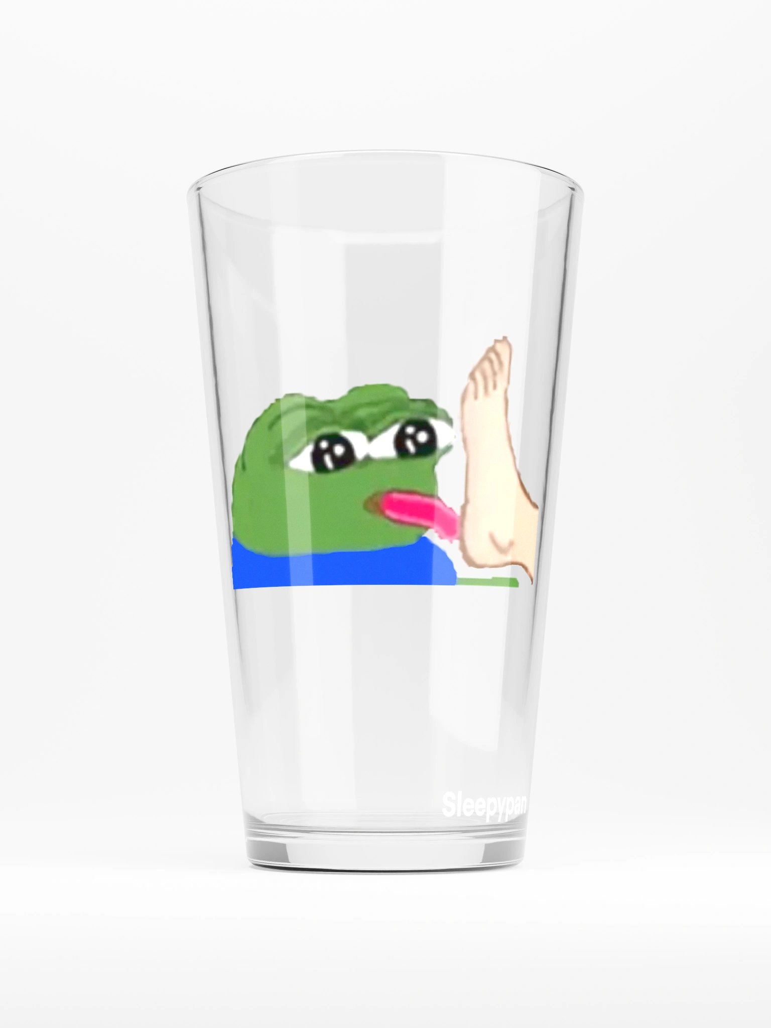 Peepofeet pint glass product image (1)