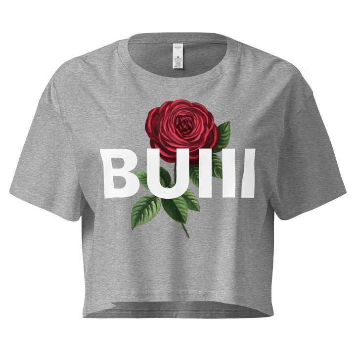 BUIII Logo Rose Crop Tops product image (1)
