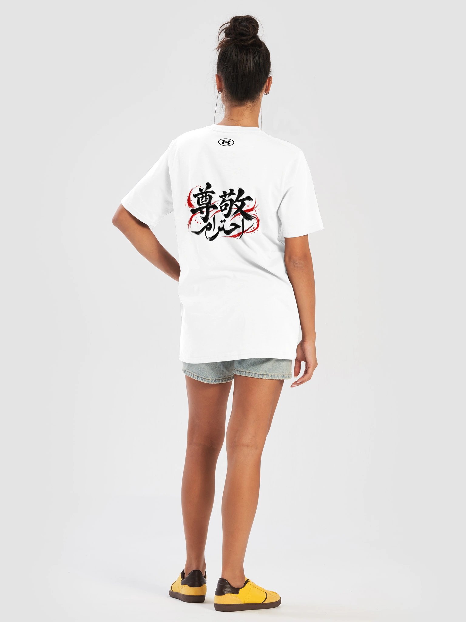 Respect - Black Ink Athletic T-Shirt product image (7)