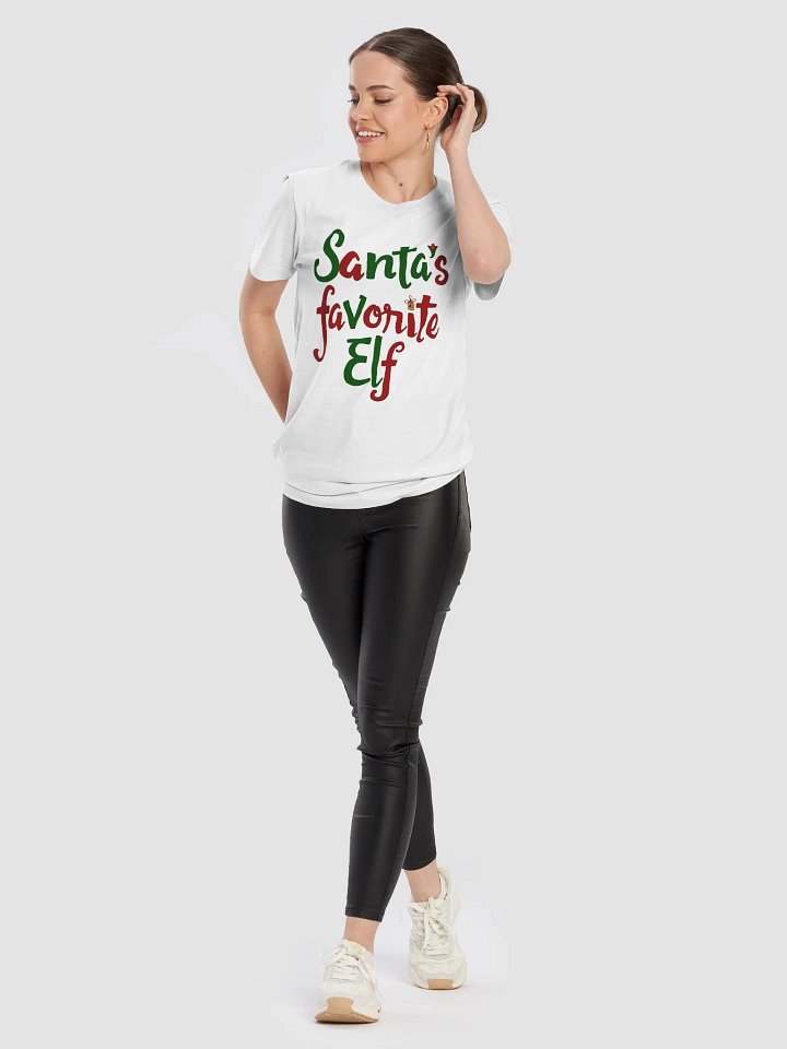 Santa's Favorite Elf Christmas T-Shirt product image (1)