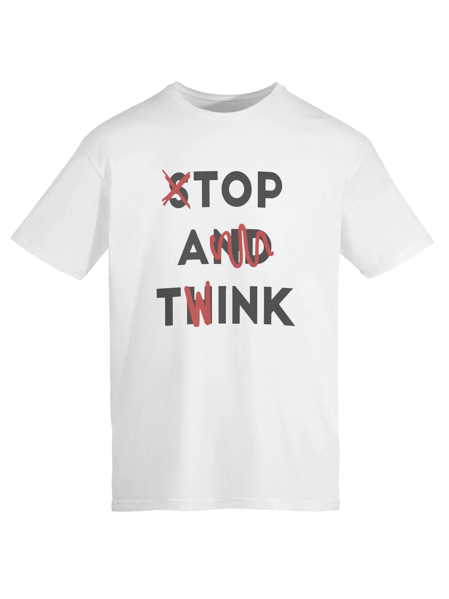 Stop and Think Top A Twink Shirt product image (3)