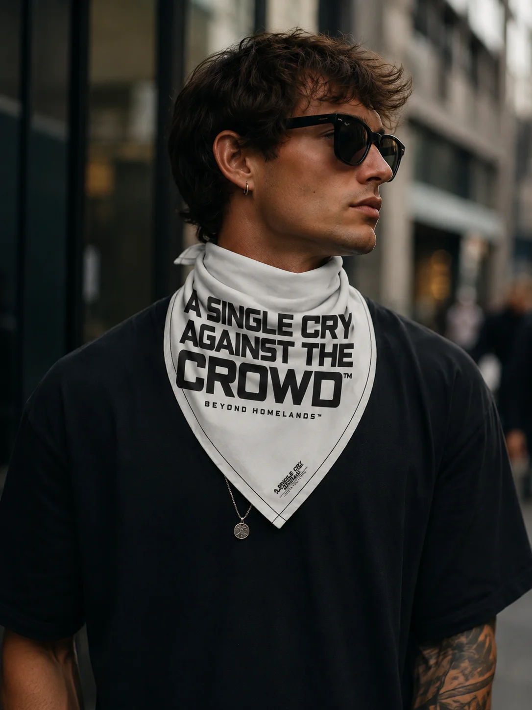 A Single Cry Against the Crowd™ — Statement Bandana product image (4)