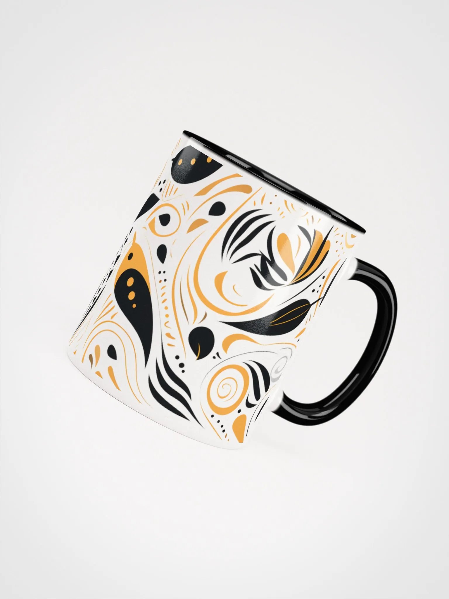 Corvus Cornix Doodle Pattern Mug product image (4)