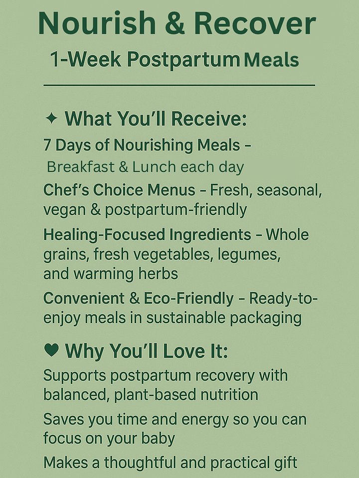 Nourish & Recover 1 week Meal Plan product image (2)