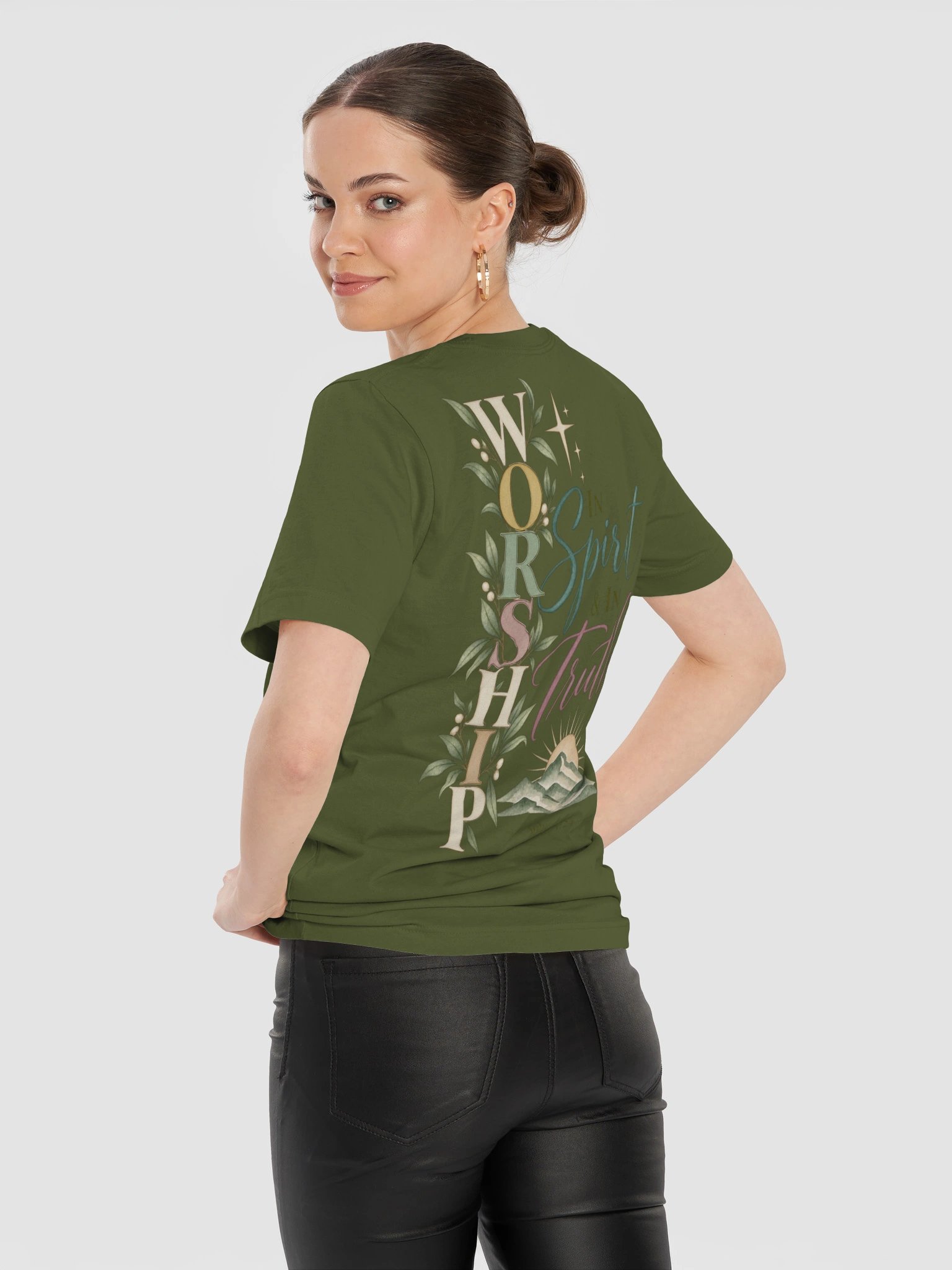 Made to Worship Premium Unisex Supersoft T-Shirt – John 4:24 Christian Worship Tee product image (44)