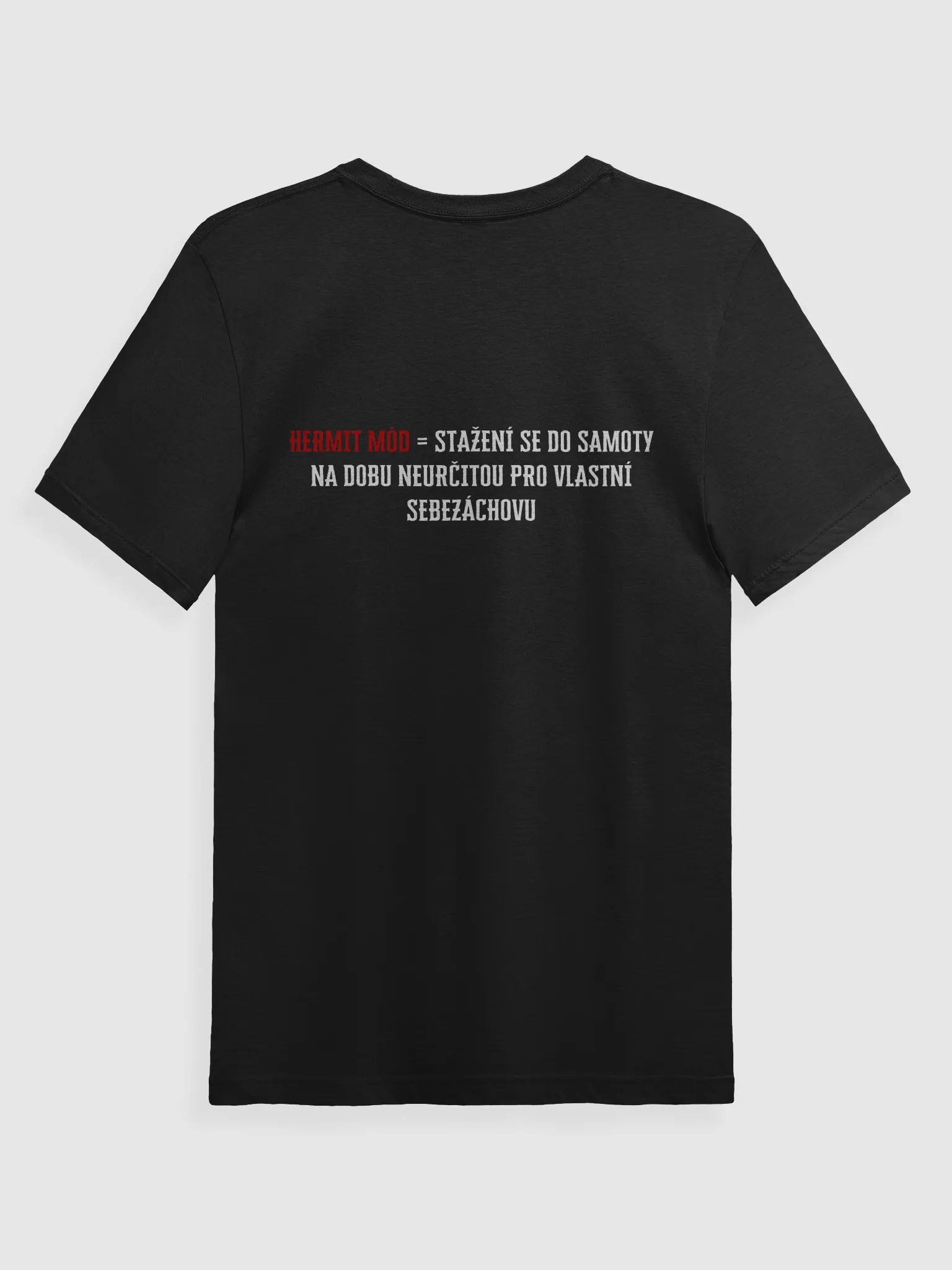 Hermit mód Black T-shirt product image (2)