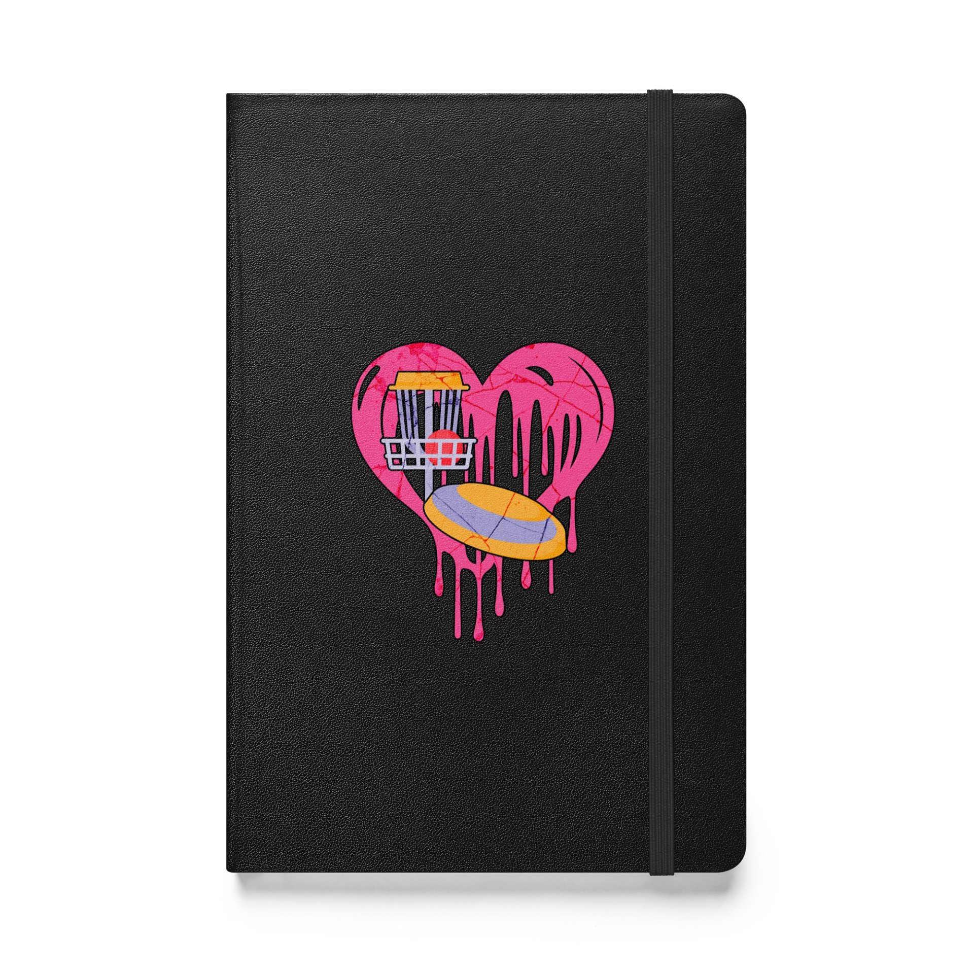 Heart Disc Golf Hardcover Journal product image (1)