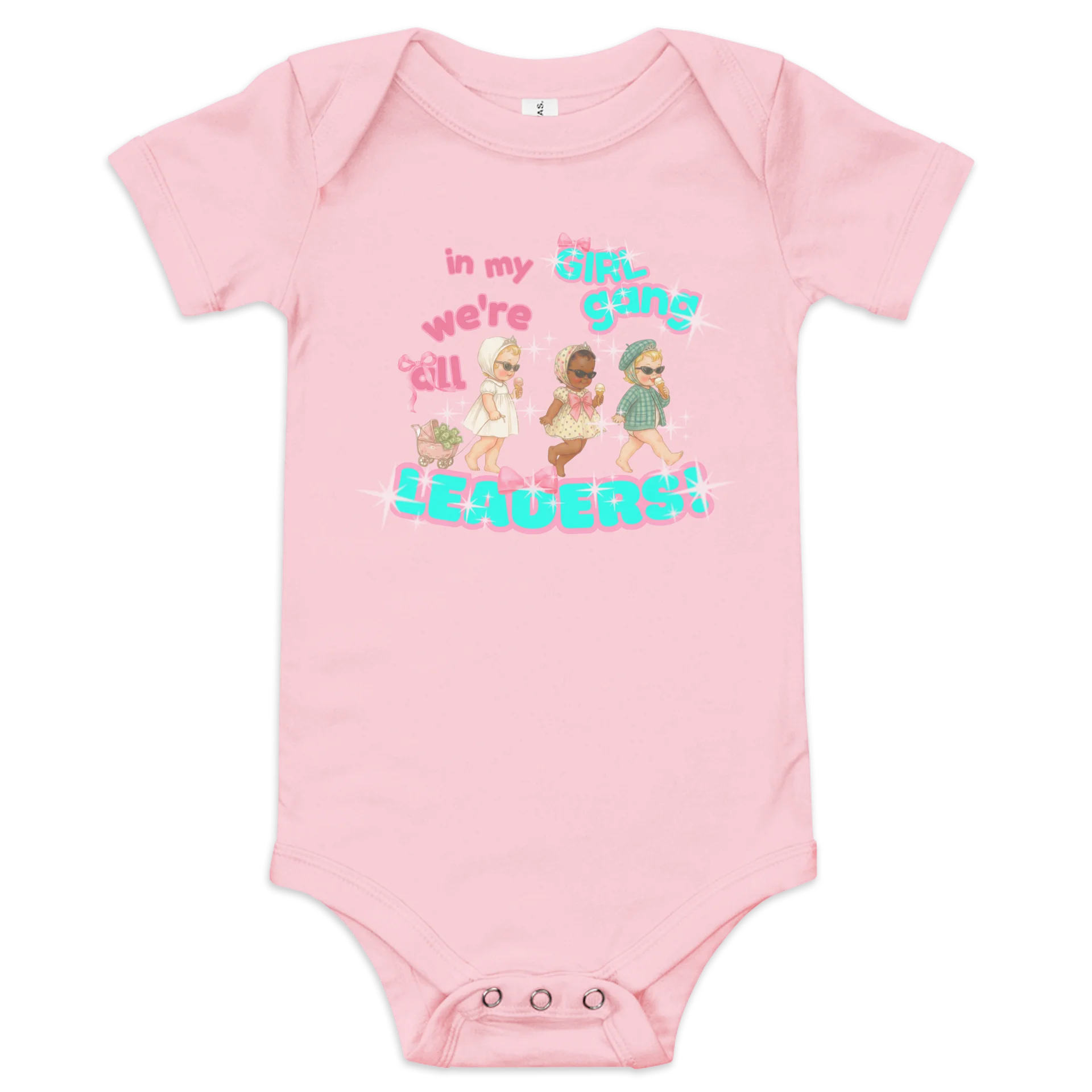 In my Girl Gang we're all LEADERS🩷Super Soft🪽Onesie🩷 product image (2)