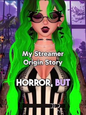 Because we’re celebrating my 5 Year Stream Anniversary this week… I want to hear about your streamer origin stories!! Where has the journey taken you? I started as an Animal Crossing streamer with a low quality pc, a capture card, and my Switch. My love for horror pushed me to get a better pc and become a pc gamer. Horror feels like home to me. 💚 #fyp #horror #vtuber #streamer #gamergirl 