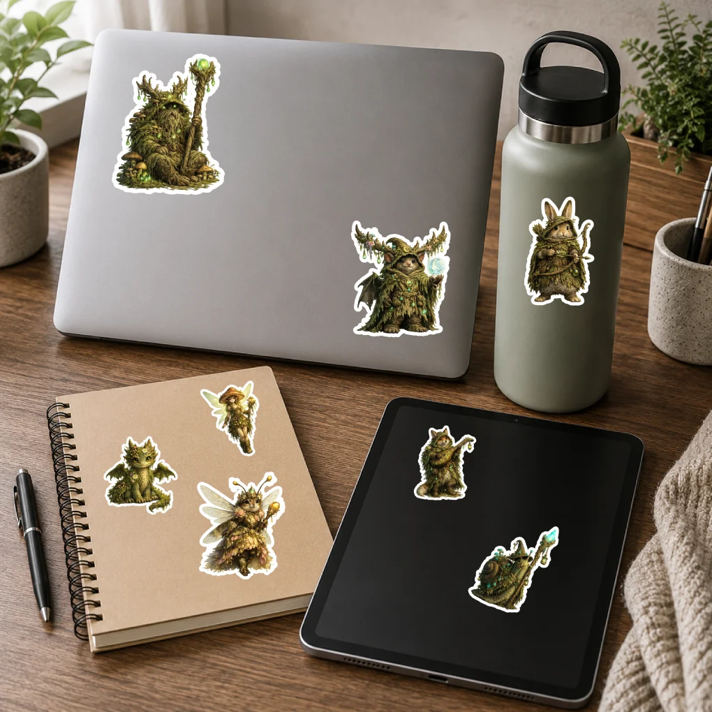 50 Fantasy Forest Stickers – Digital Bundle product image (3)