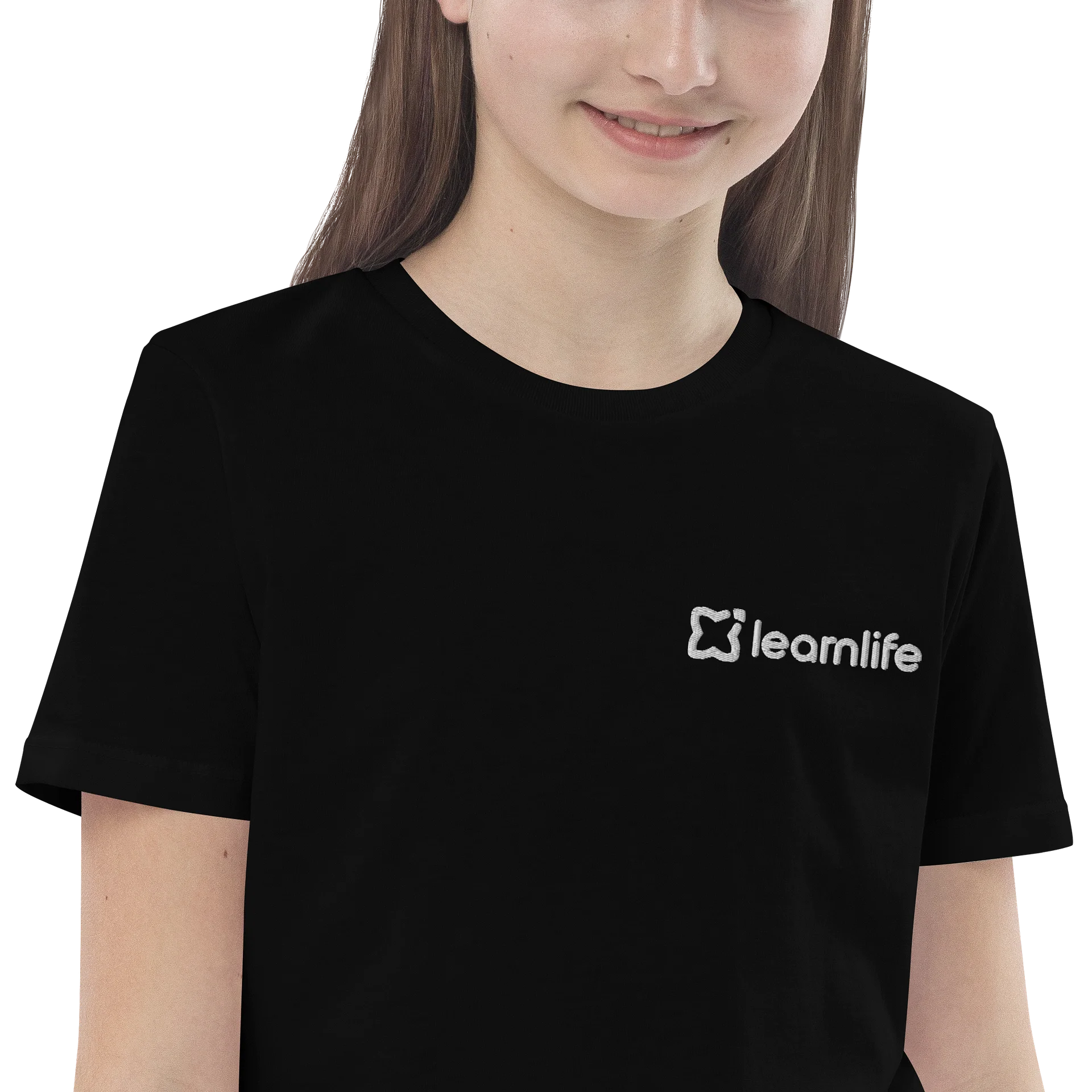 Kids Tee - Organic Embroidered - White Logo product image (4)