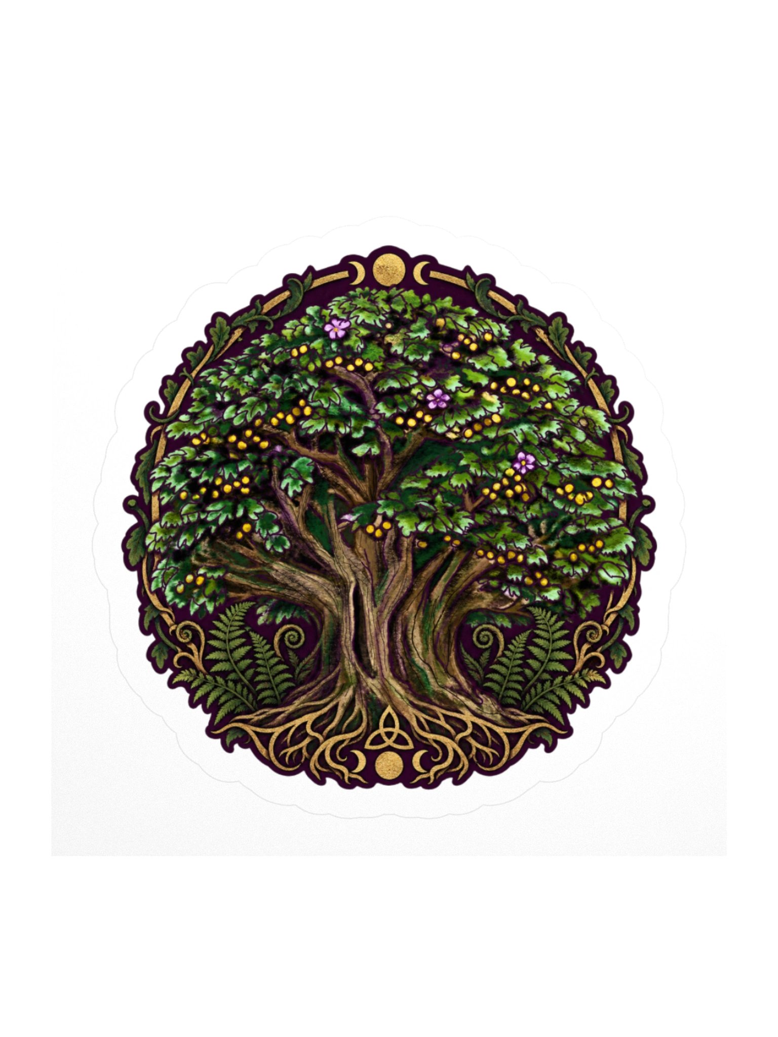 Celestial Tree Kiss Cut Sticker product image (1)