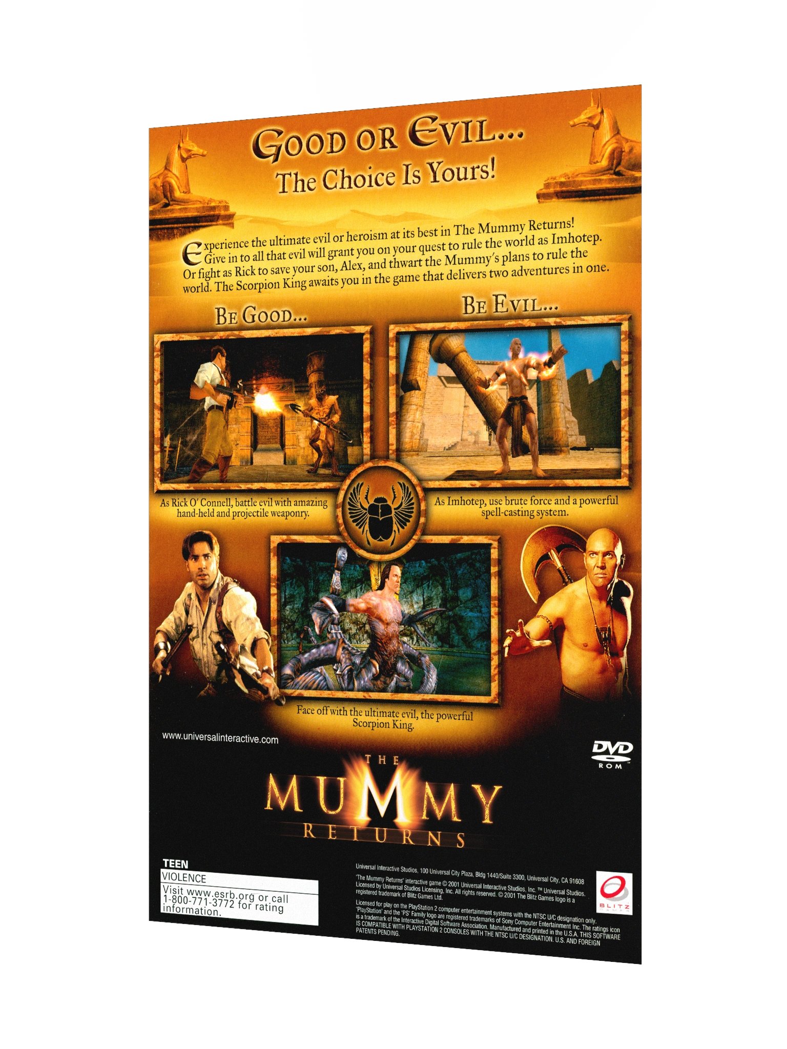 The Mummy Returns (PS2) - Promotional Poster/Flyer product image (3)