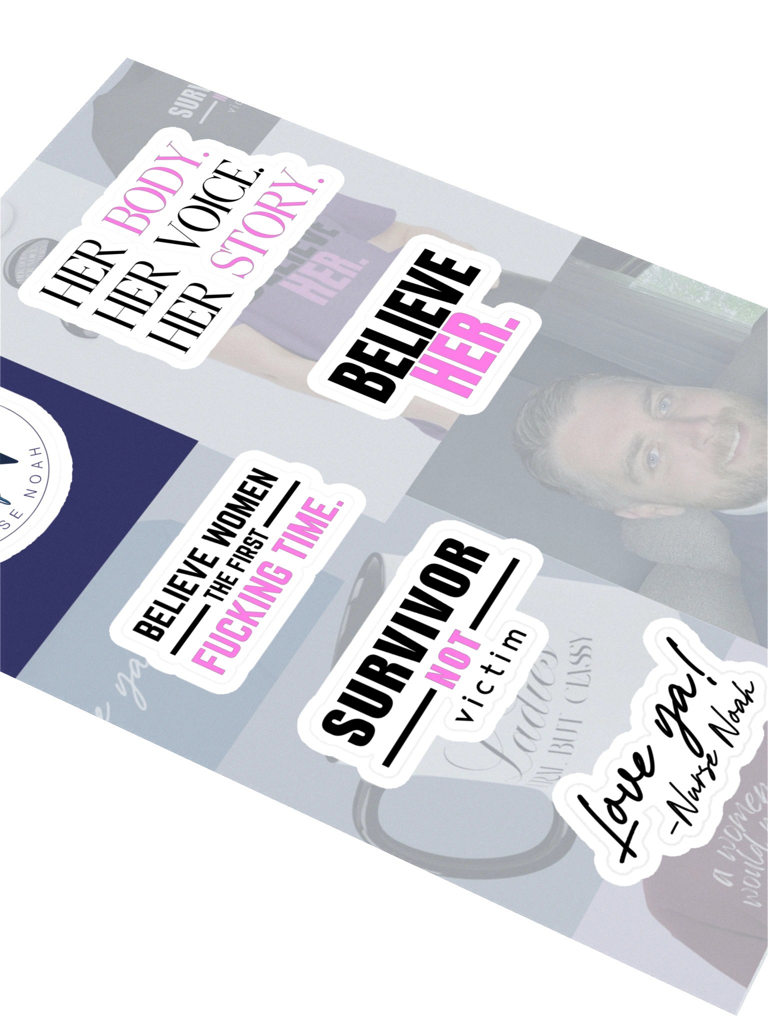 Believe Her Sticker Pack product image (2)