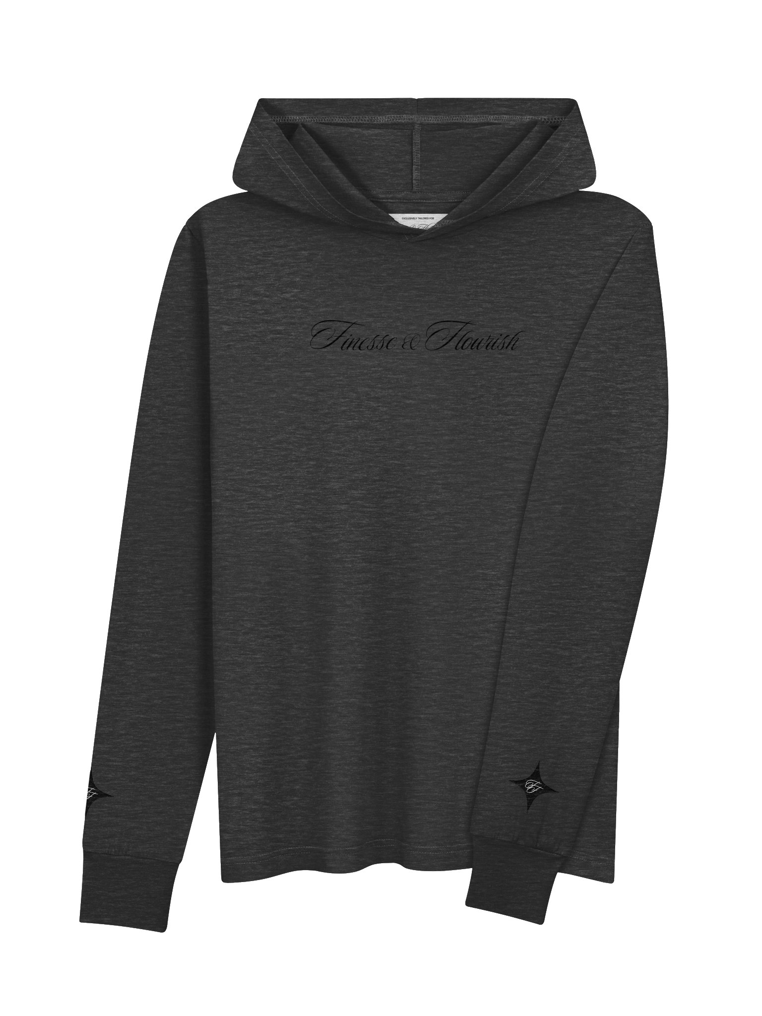 F&F Script Hooded Long Sleeve Tee product image (4)